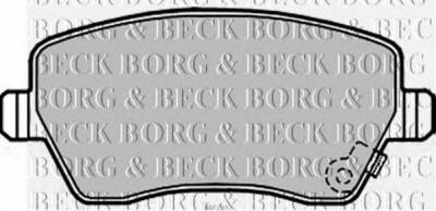 BORG & BECK bbp2297 -  Комплект тормозных колодок, дисковый тормоз